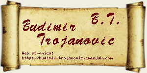 Budimir Trojanović vizit kartica